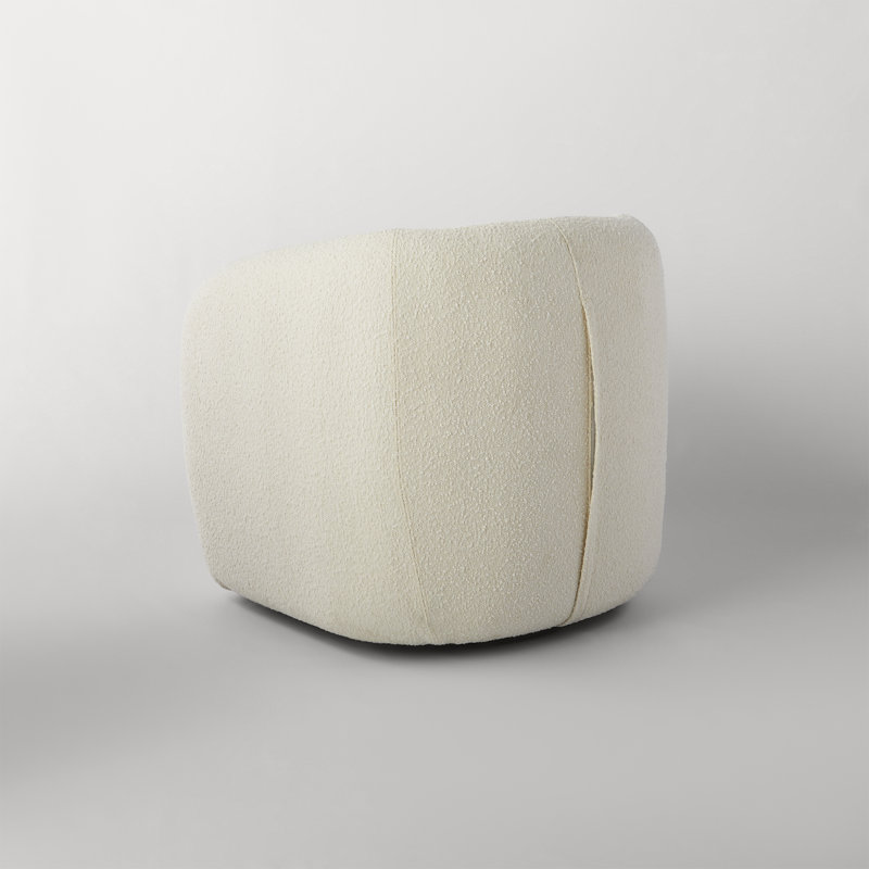 AllModern Aquila Upholstered Swivel Barrel Chair & Reviews Wayfair